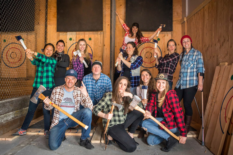 Forged Axe throwing Party
