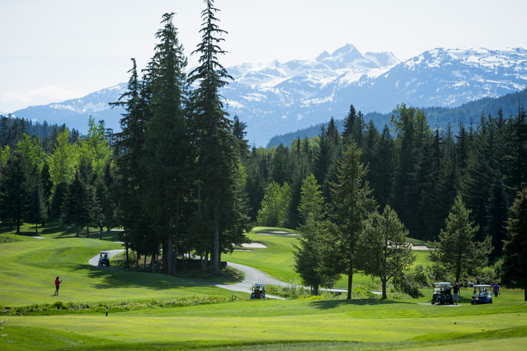 Spring golfing at the Fairmont in Whistler