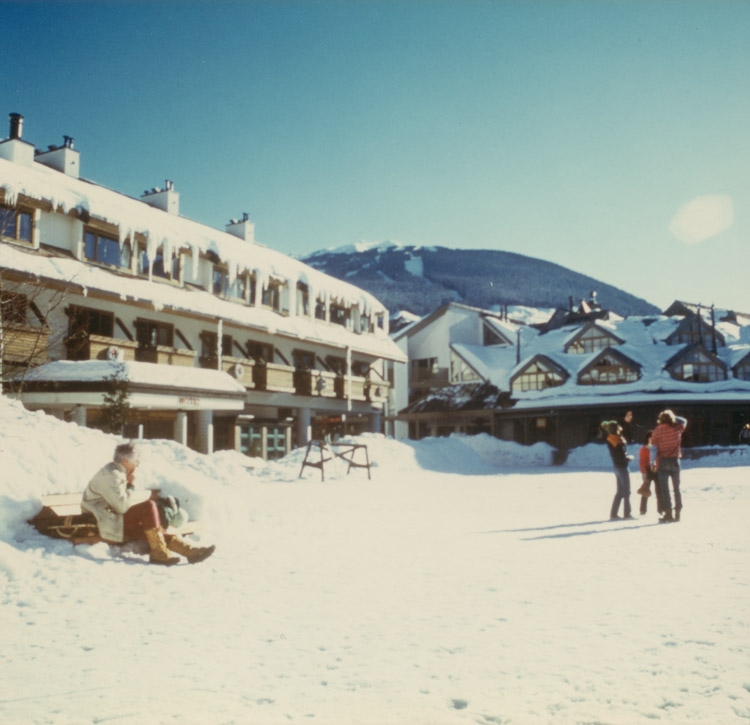 Whistler Village in the 1980s