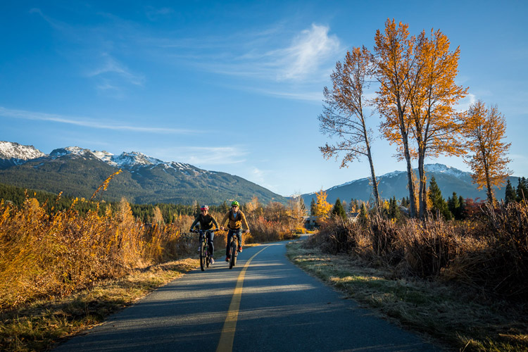 Autumn Bike Riding in Whistler