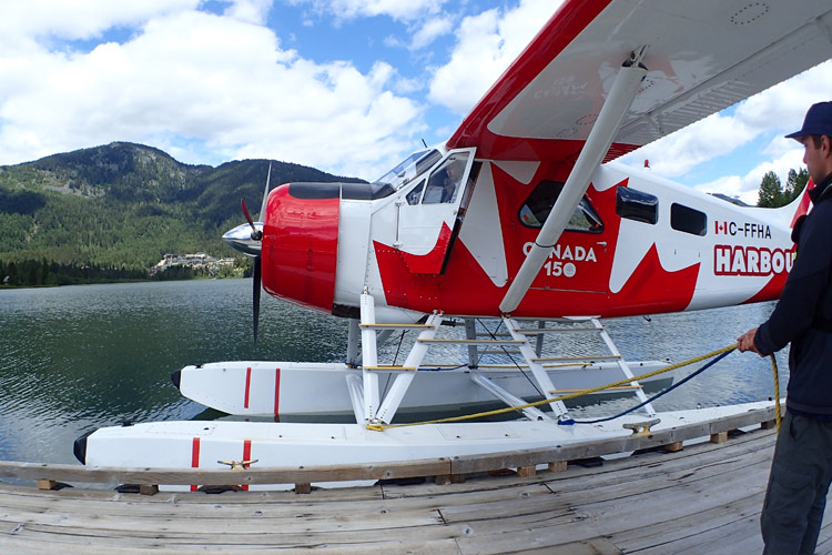 All aboard! Harbour Air added custom wraps for Canada 150. PHOTO EMILY SMITH